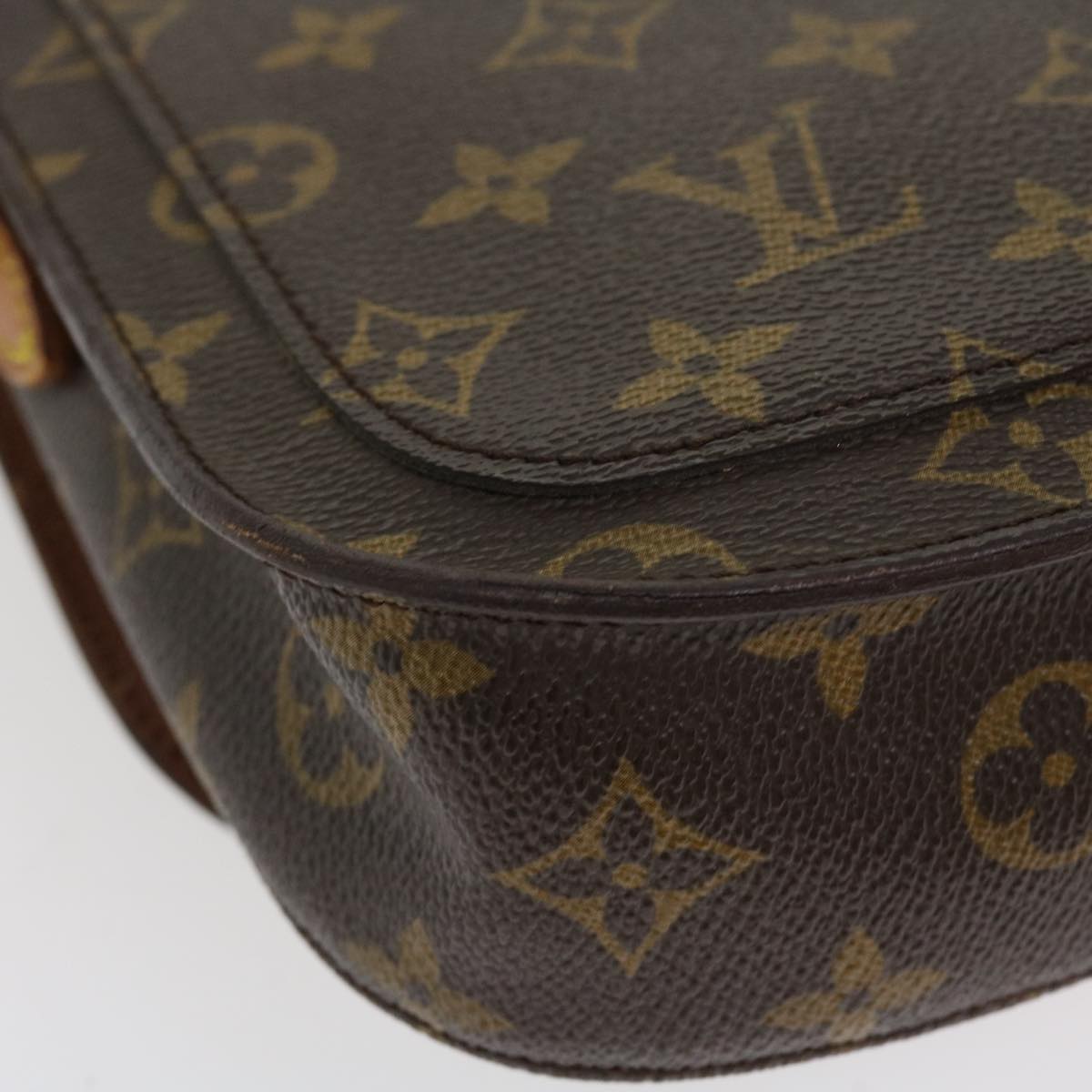 LOUIS VUITTON Monogram Saint Cloud MM Shoulder Bag M51243 LV 38561