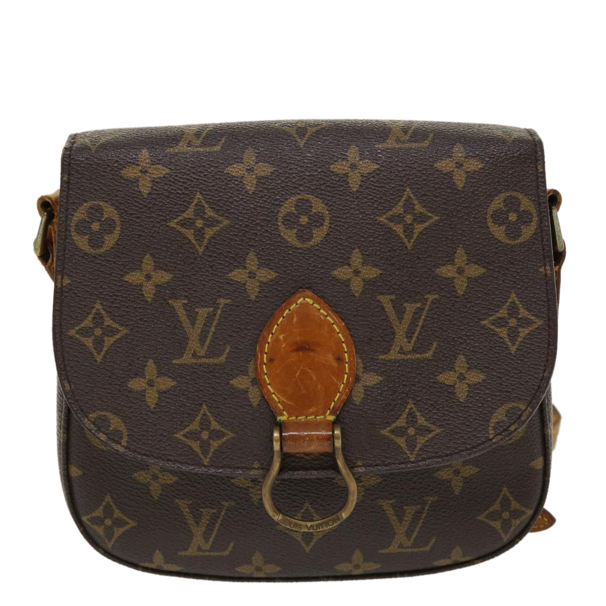 LOUIS VUITTON Monogram Saint Cloud MM Shoulder Bag M51243 LV 38561