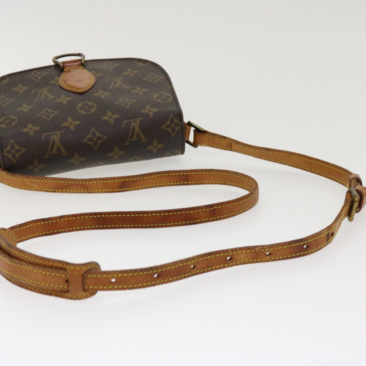 LOUIS VUITTON Monogram Saint Cloud MM Shoulder Bag M51243 LV 38561