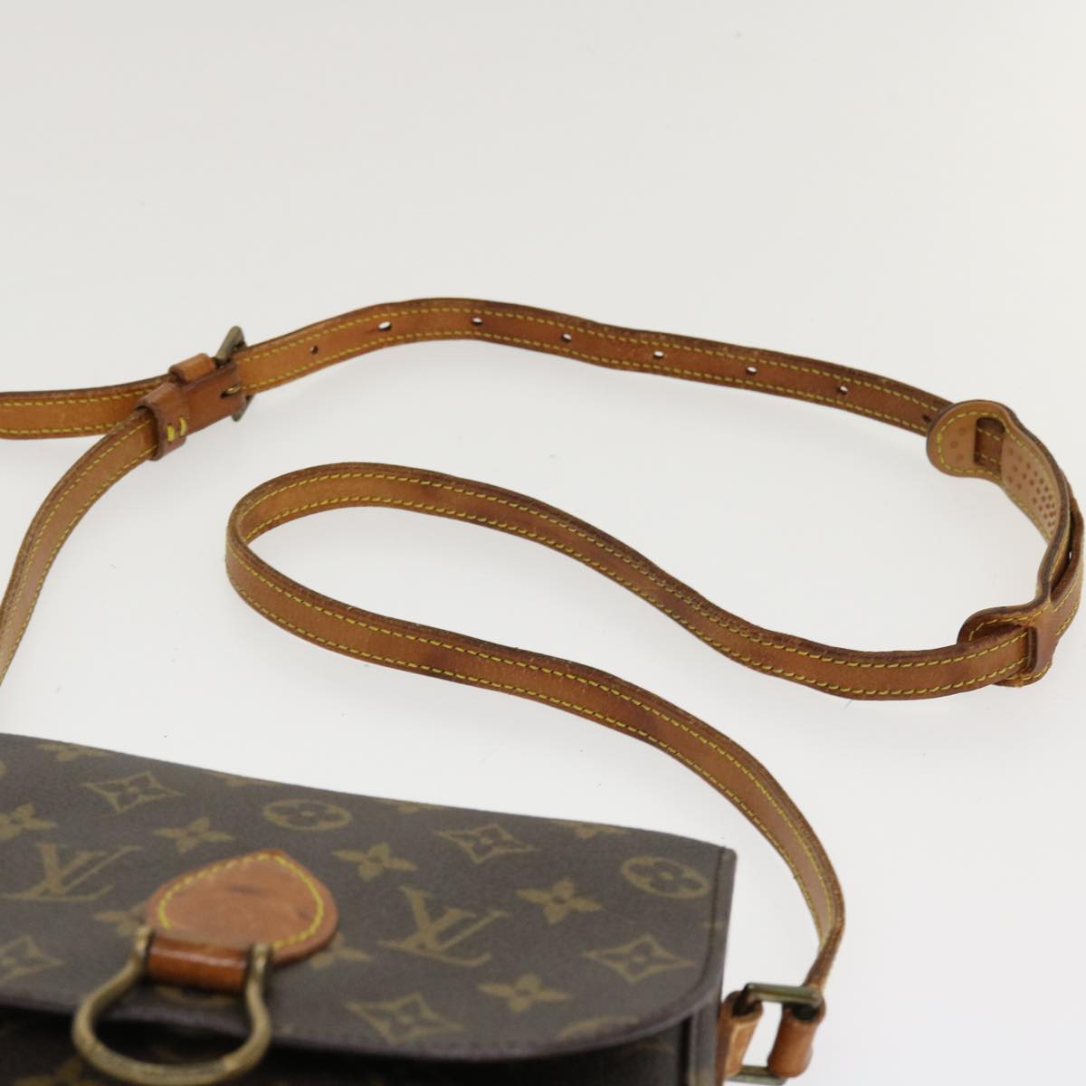 LOUIS VUITTON Monogram Saint Cloud MM Shoulder Bag M51243 LV 38561