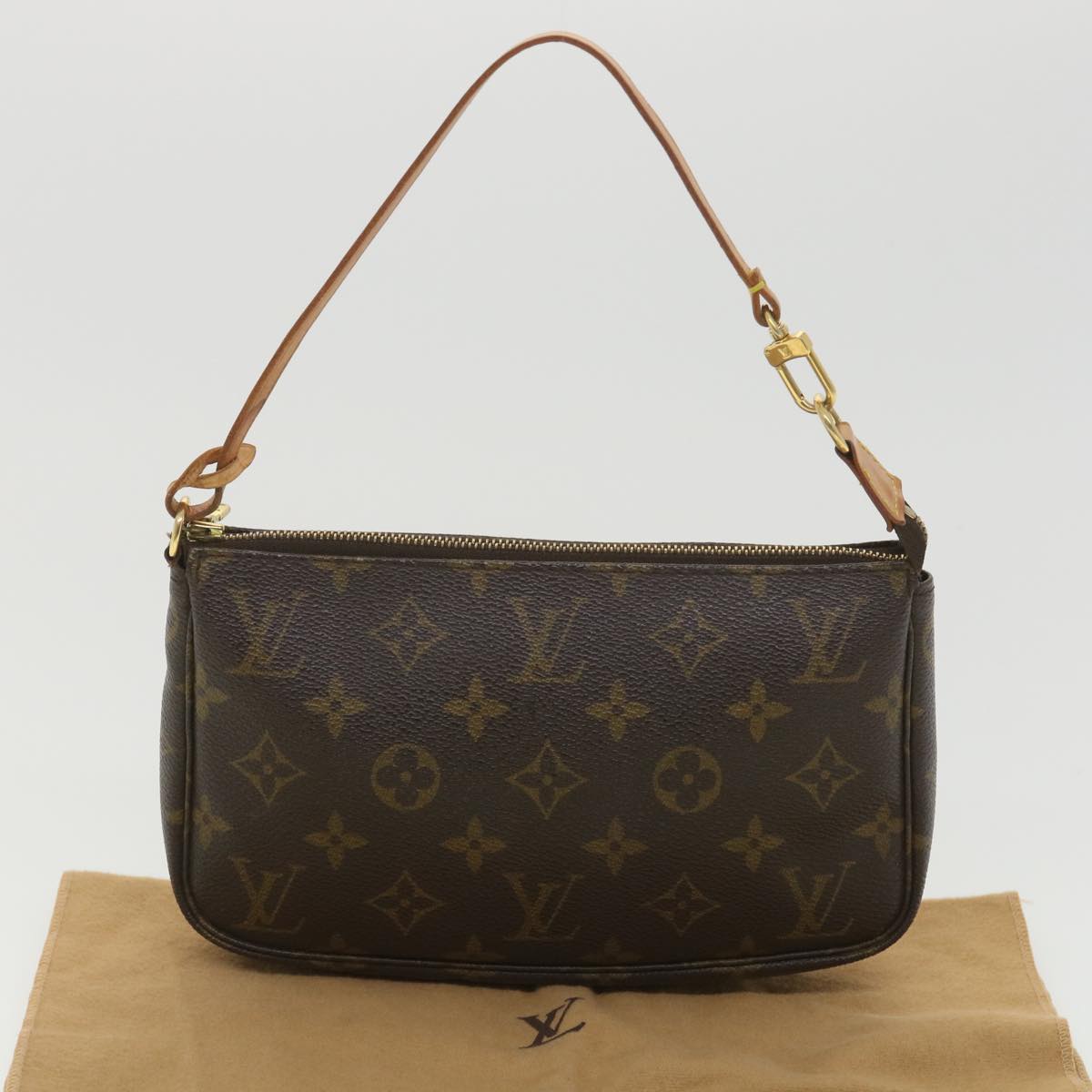 LOUIS VUITTON Monogram Pochette Accessoires Pouch M51980 LV 38651