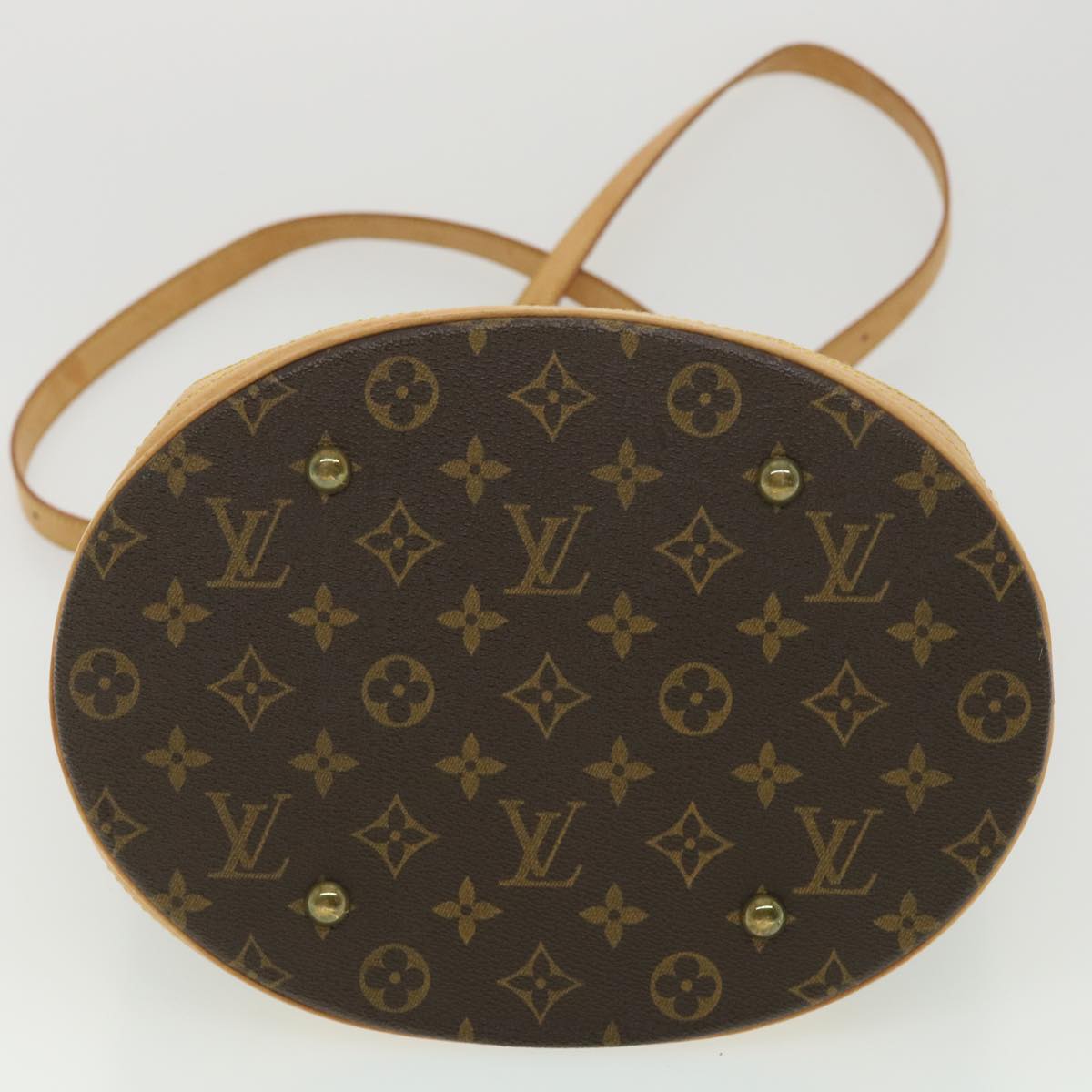 LOUIS VUITTON Monogram Bucket GM Shoulder Bag M42236 LV 38681