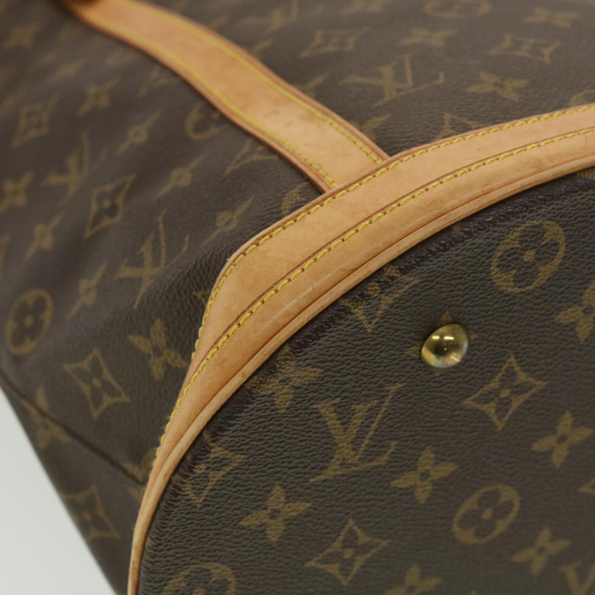 LOUIS VUITTON Monogram Bucket GM Shoulder Bag M42236 LV 38681