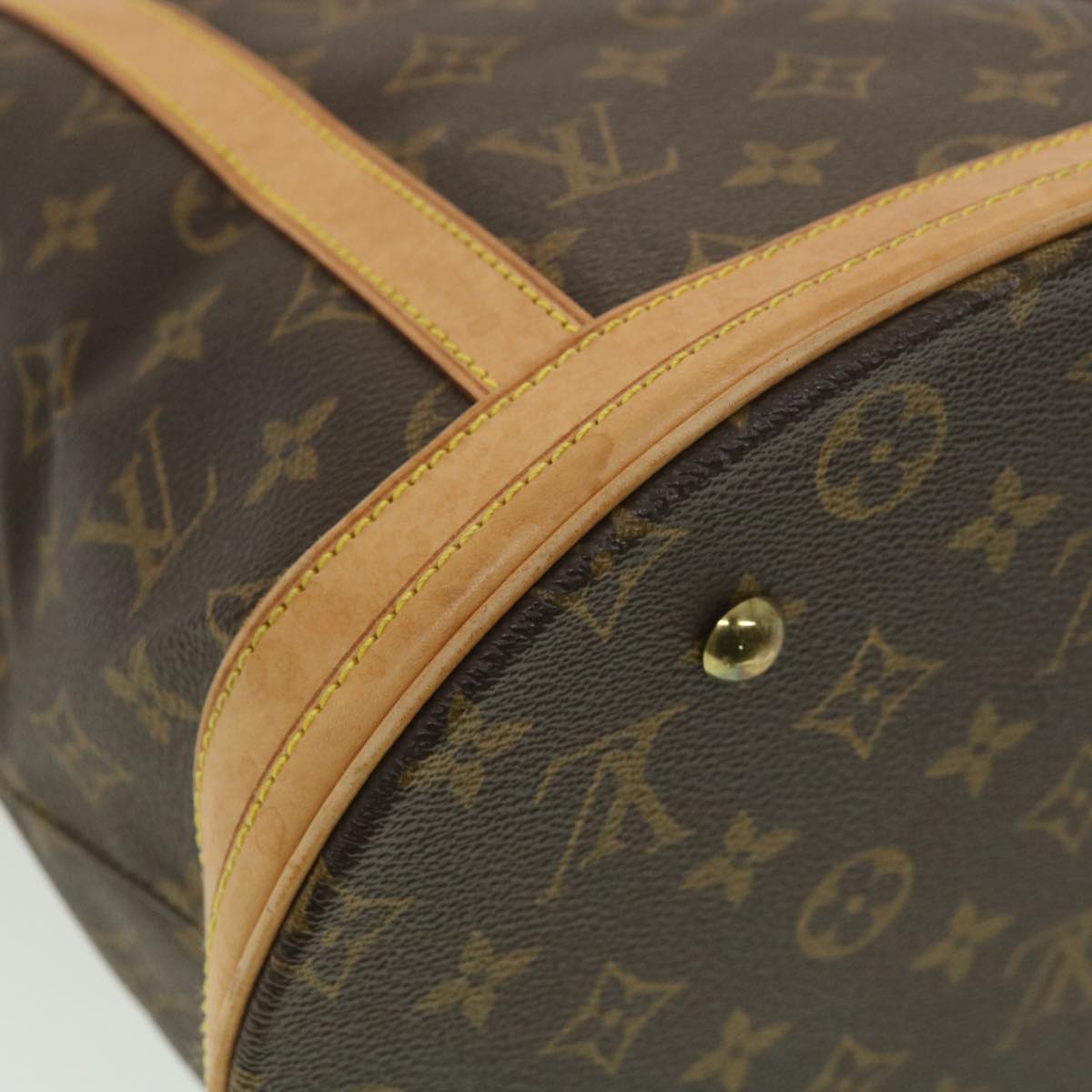LOUIS VUITTON Monogram Bucket GM Shoulder Bag M42236 LV 38681