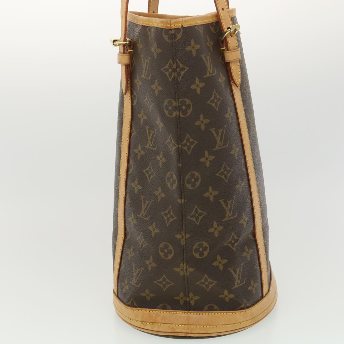 LOUIS VUITTON Monogram Bucket GM Shoulder Bag M42236 LV 38681