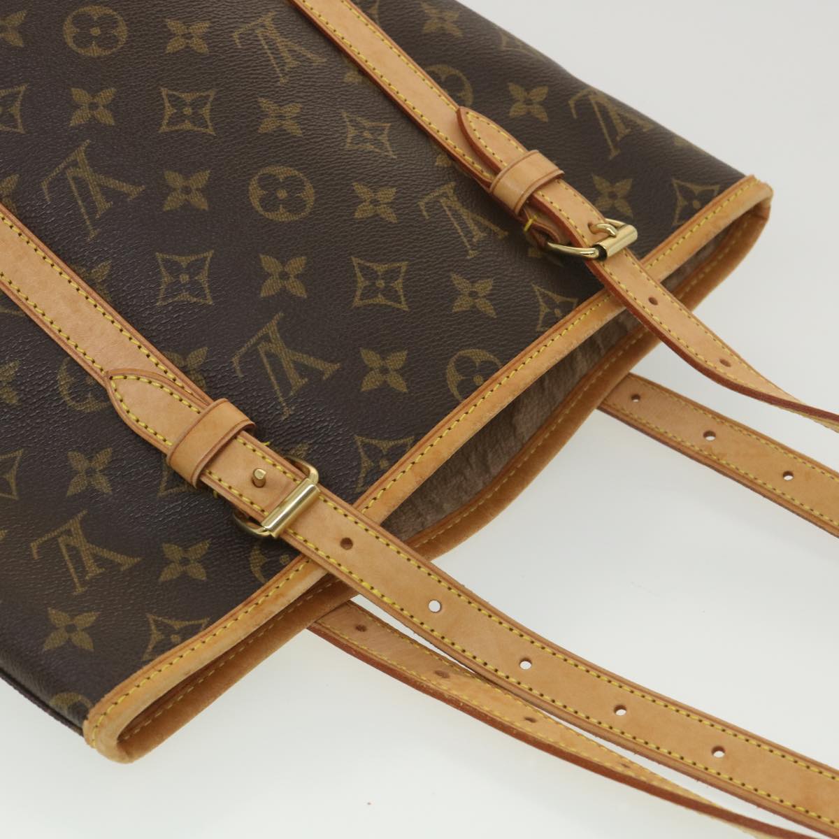 LOUIS VUITTON Monogram Bucket GM Shoulder Bag M42236 LV 38681