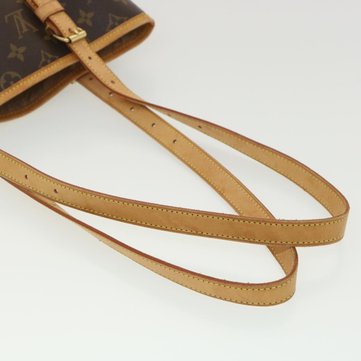 LOUIS VUITTON Monogram Bucket GM Shoulder Bag M42236 LV 38681