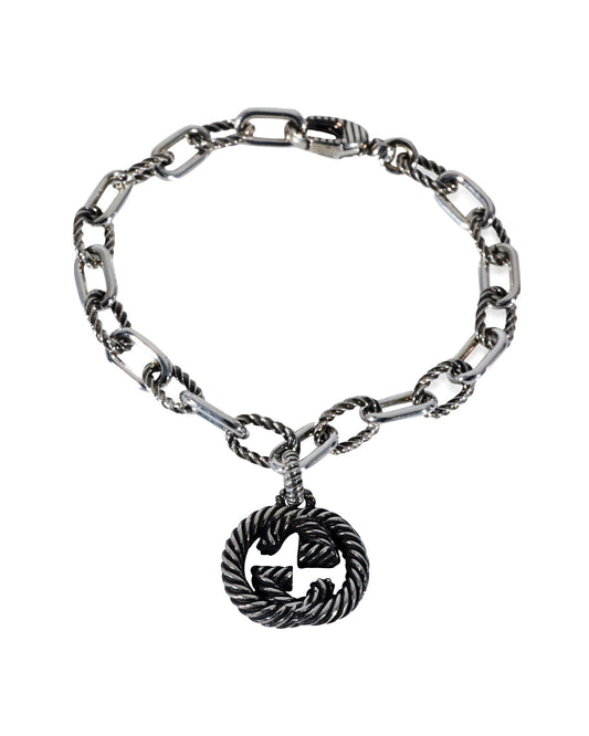 Luxury Gucci Trending 2025 Twisted G Bracelet in  Sterling Silver
