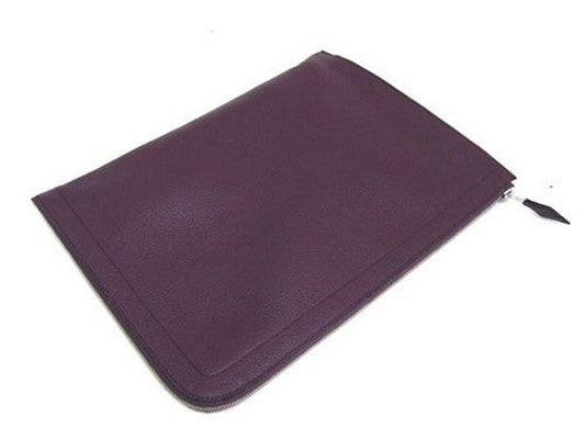 Luxury Hermes Wallet H1131 Ladies Cow Leather Purple