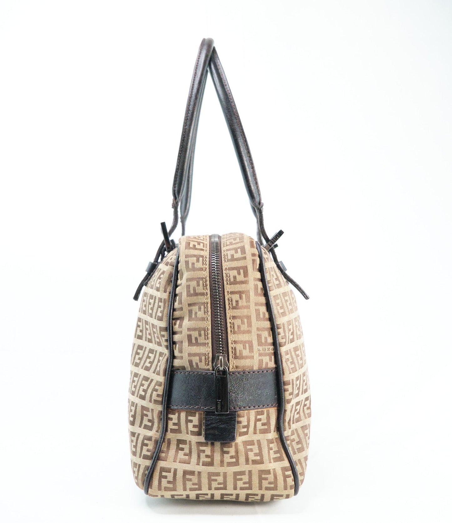 Luxury FendiZucchino Canvas Handbag - '10s