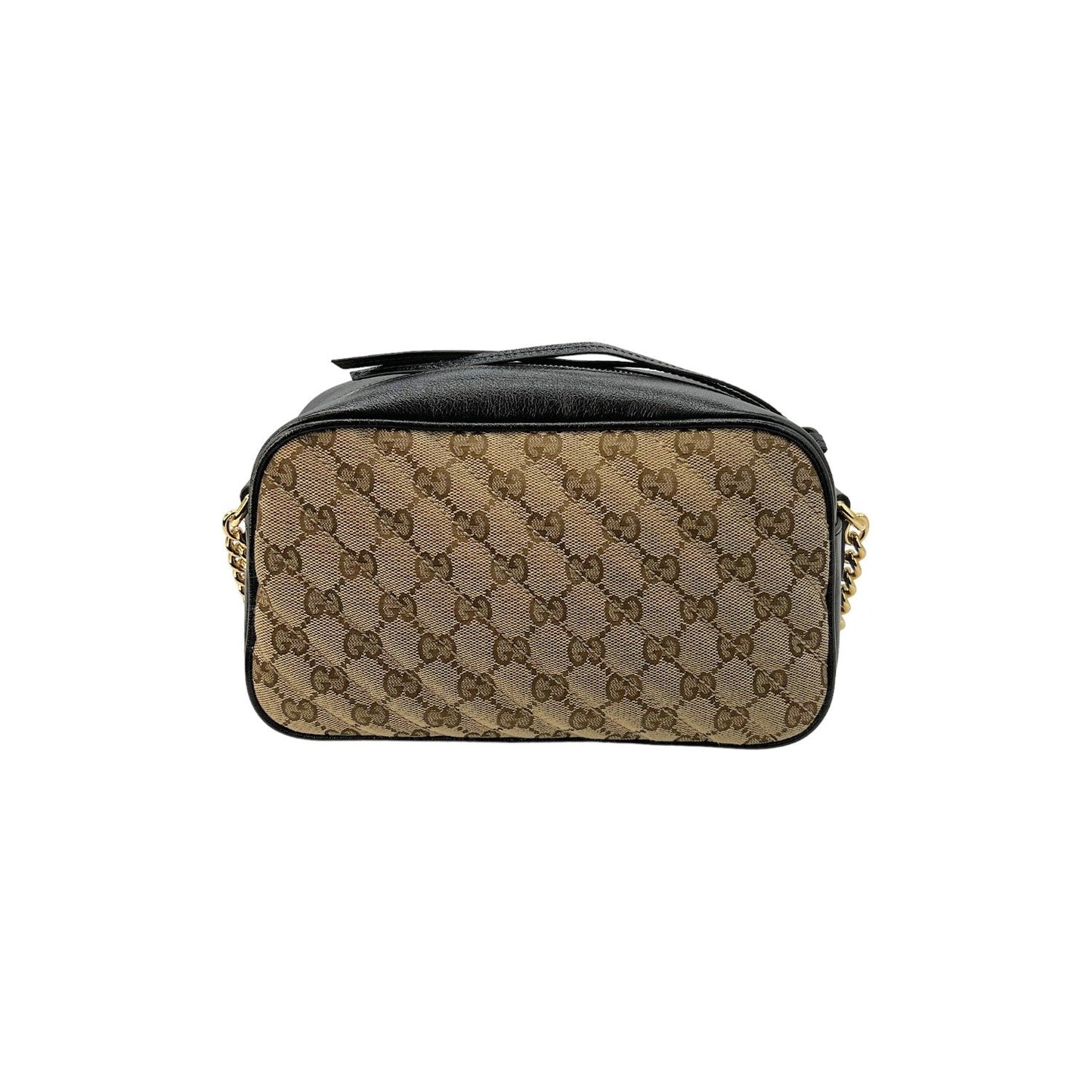 Luxury Gucci GG Canvas Small Marmont Matelasse Camera Bag