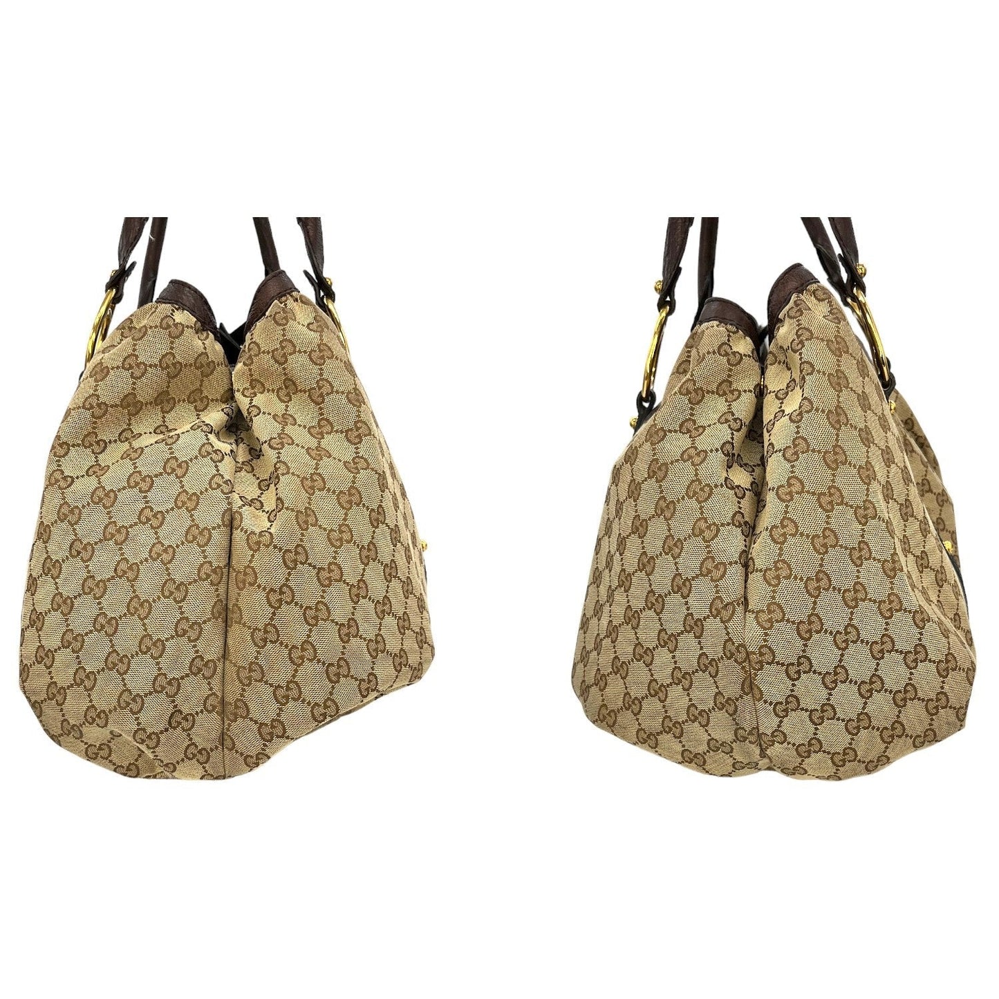 Luxury Gucci GG Canvas Interlocking Icon Tote