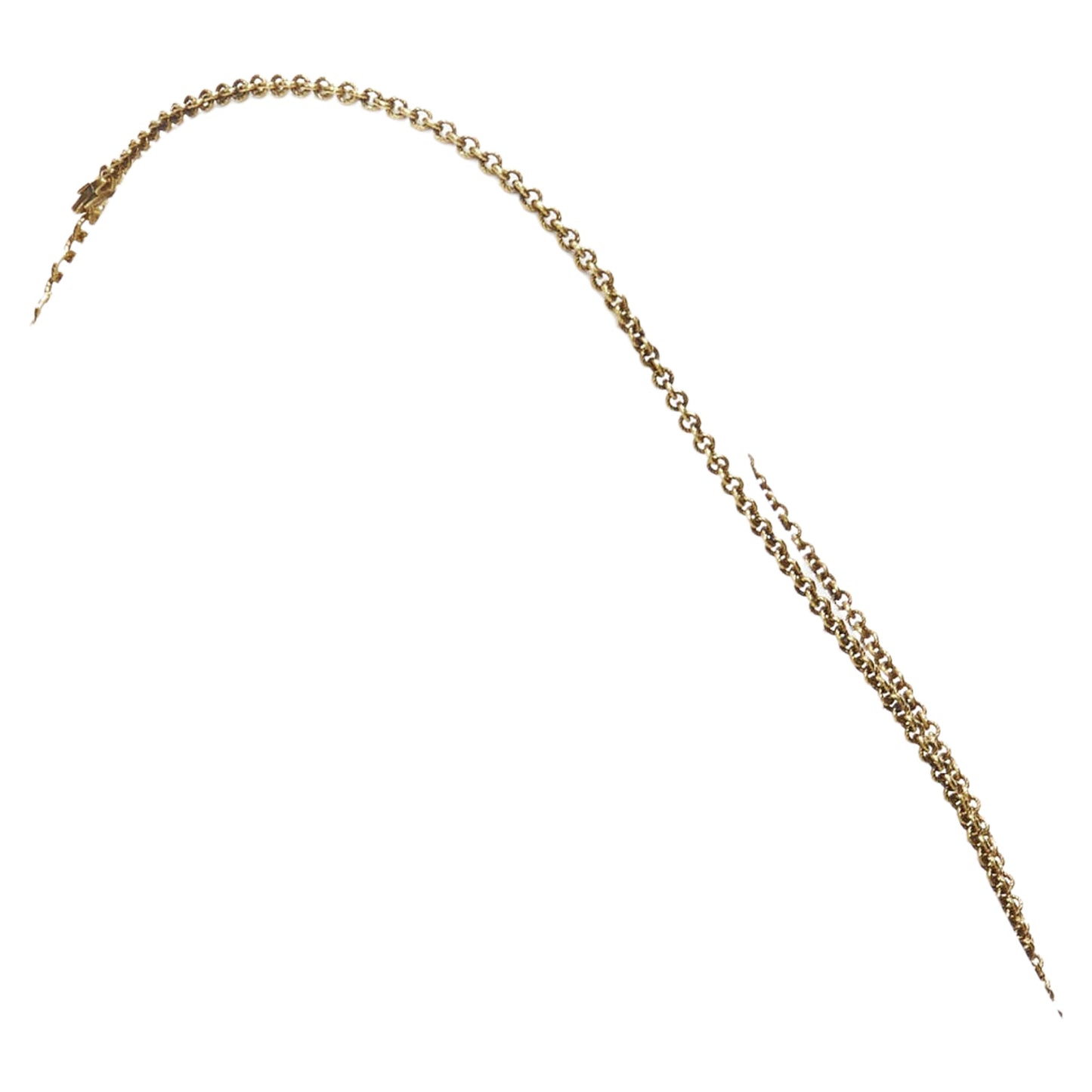 Gucci Michele resin Byzantine cross logo charm necklace