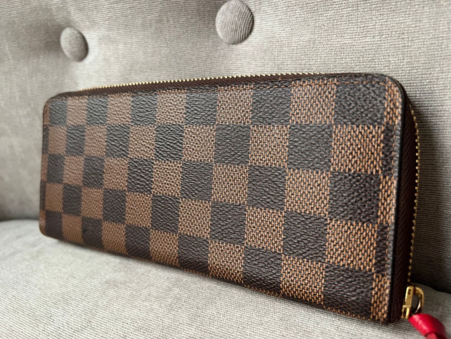 Louis Vuitton Clemence Wallet in Damier Ebene (RRP £430)
