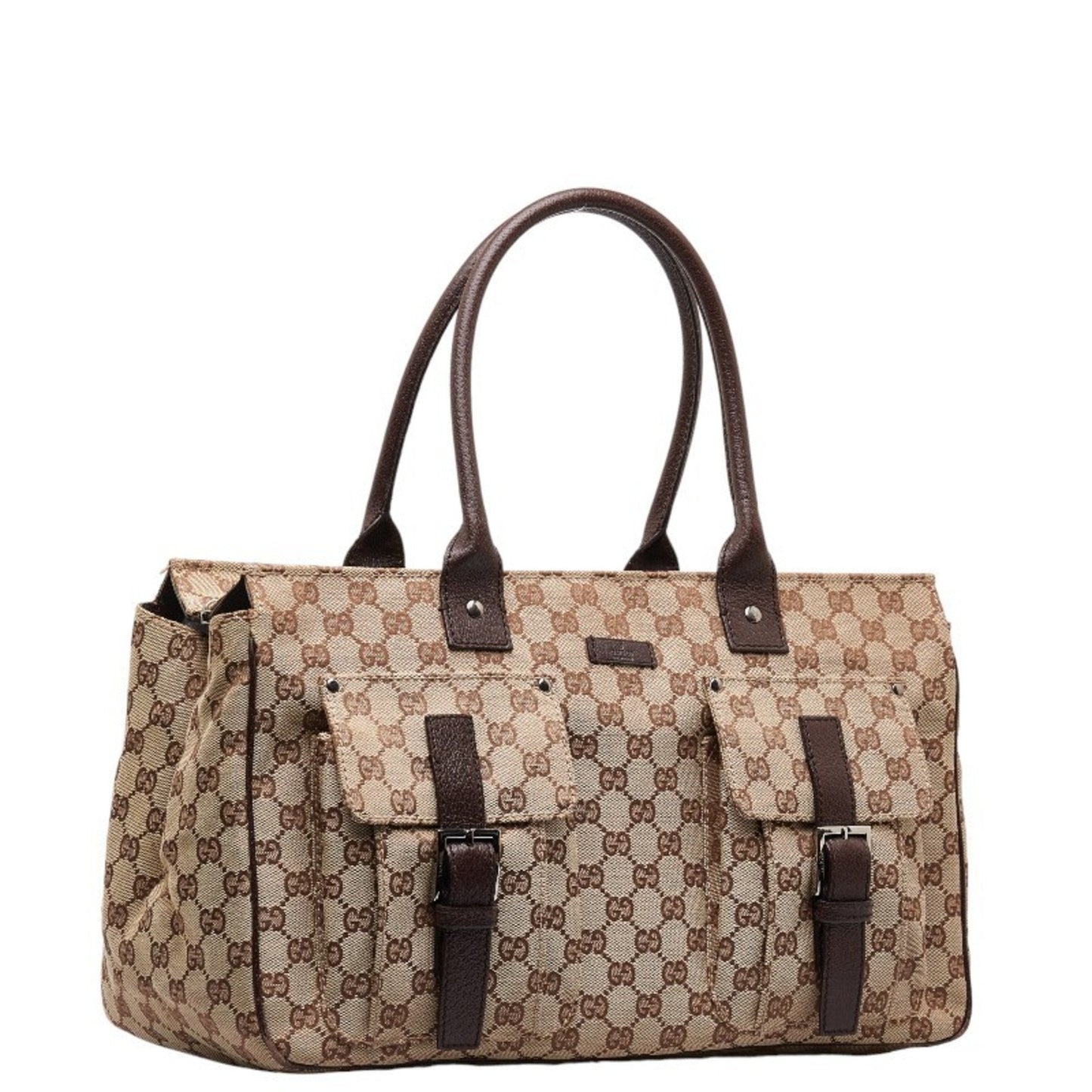 Gucci Gg Canvas  Canvas Tote Bag