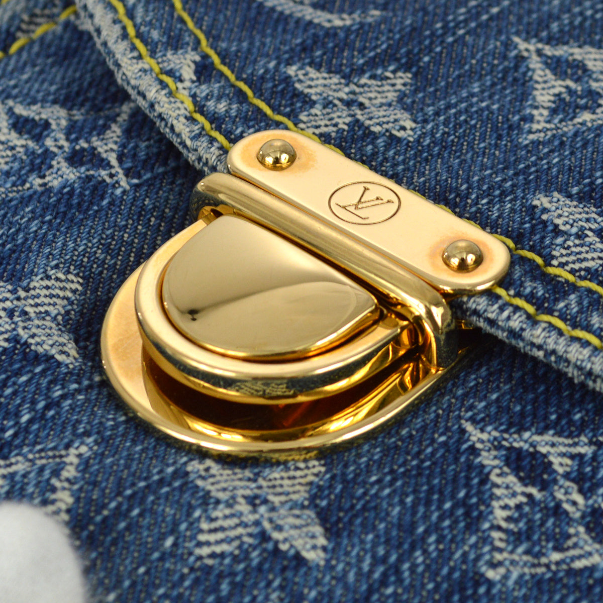 Louis Vuitton 2007 Monogram Denim Camera Bag M95348