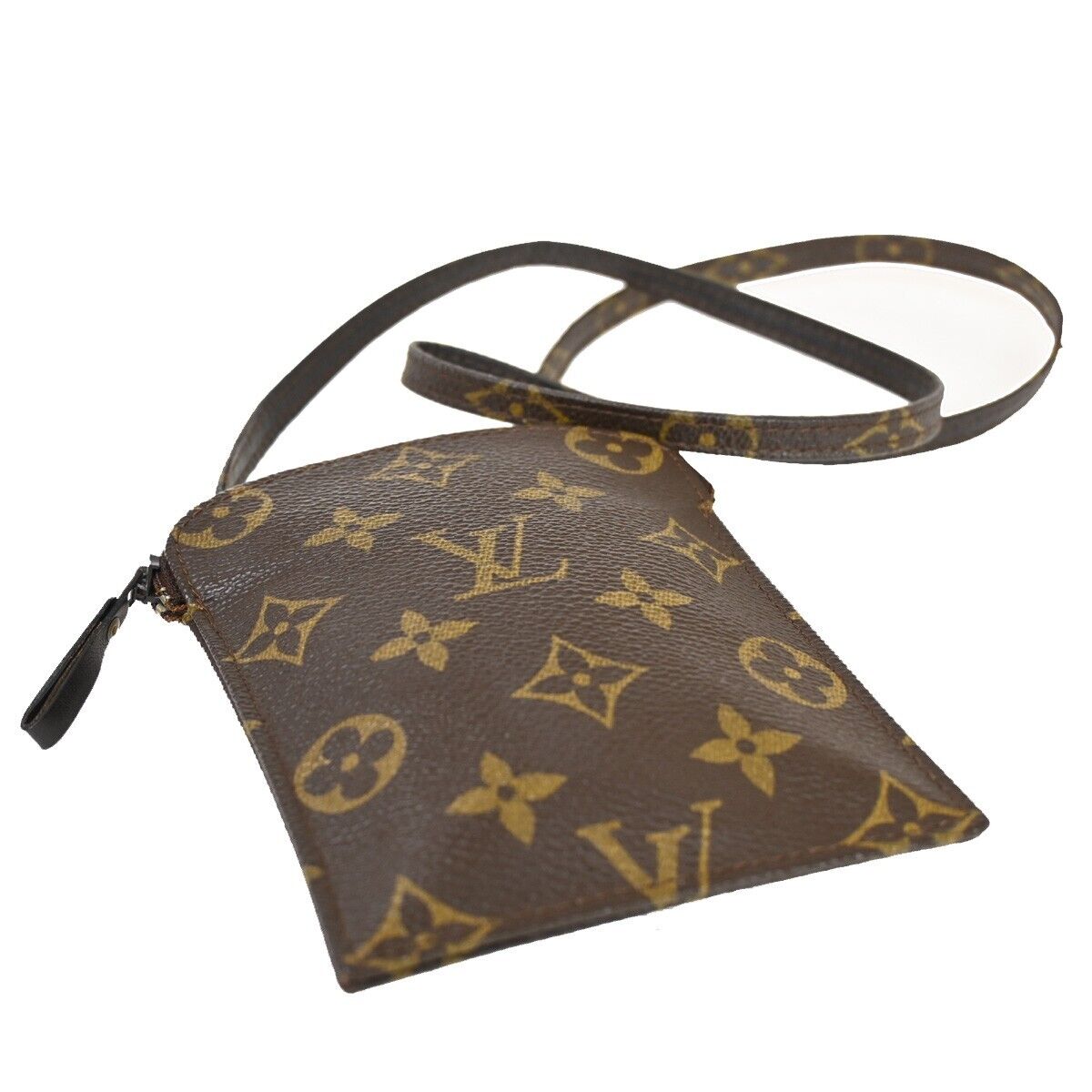 Louis Vuitton Pochette Secret  Canvas Clutch Bag ()