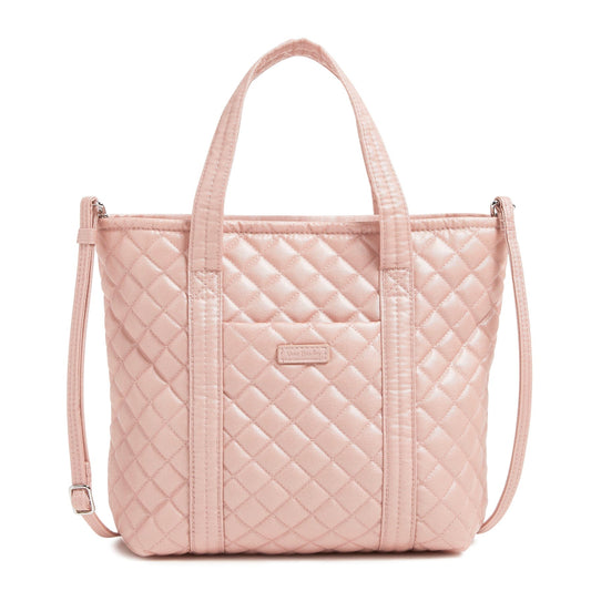 Mini Vera Tote Bag-Rose Quartz-Image 1-Vera Bradley