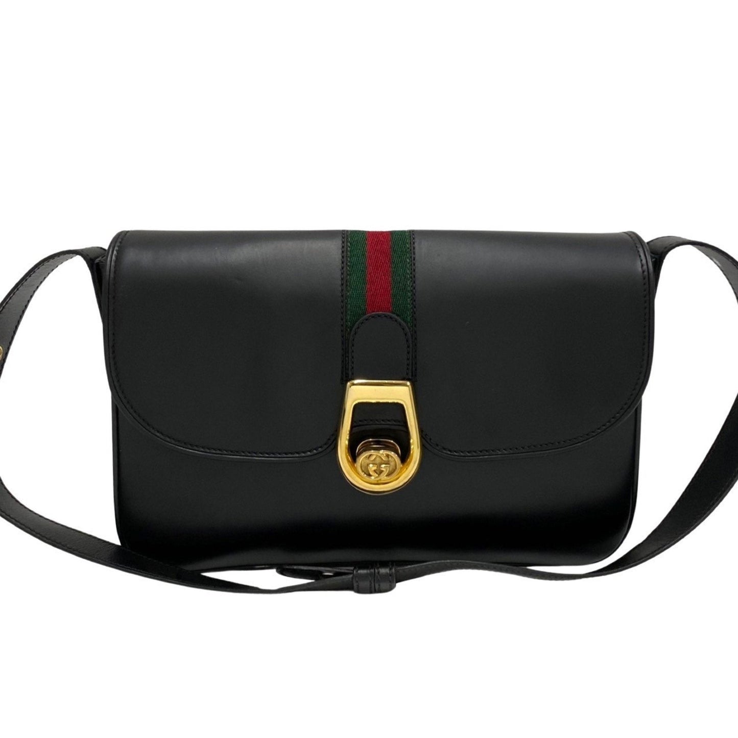 Luxury Gucci Trending 2025 Interlocking G  Leather Shoulder Bag ()