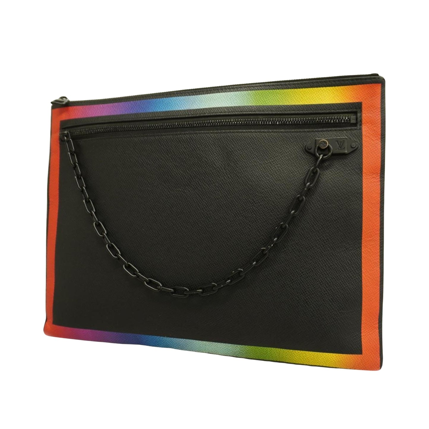 Louis Vuitton Pochette A4  Leather Clutch Bag ()