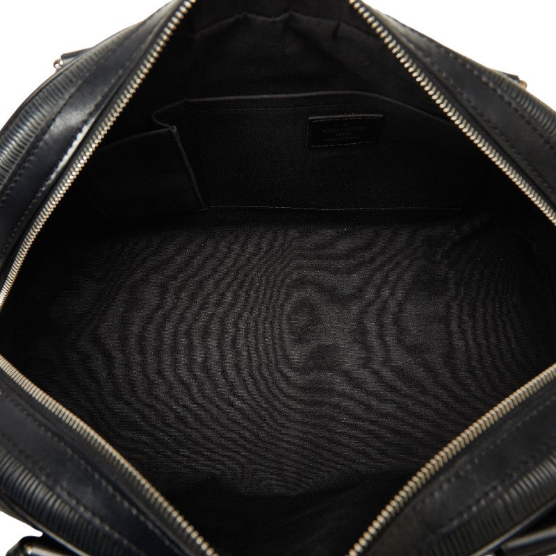 Louis Vuitton Epi Bowling Montaigne GM Handbag M59312 Noneir Black Leather  Louis Vuitton