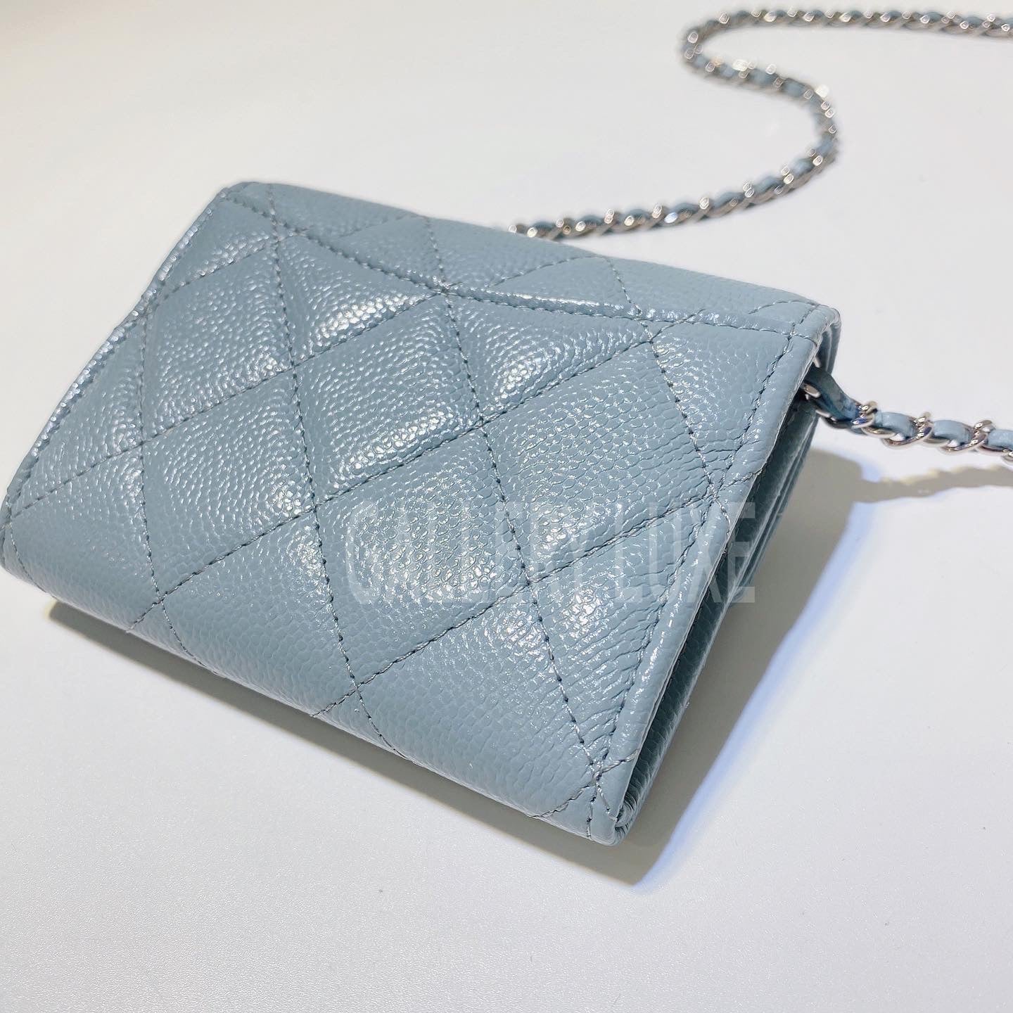 No.3108-Chanel Flap Coins Purse With Chain (Unused / 未使用品)