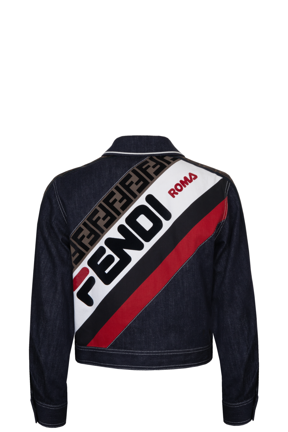 Luxury Fendi X FILA Denim Jacket