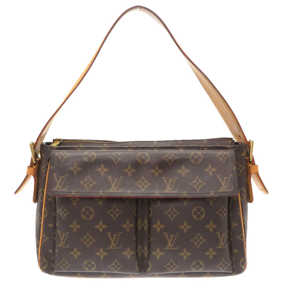 LOUIS VUITTON Shoulder Bag M51163  Monogram canvas Brown Monogram Vivasite GM Women