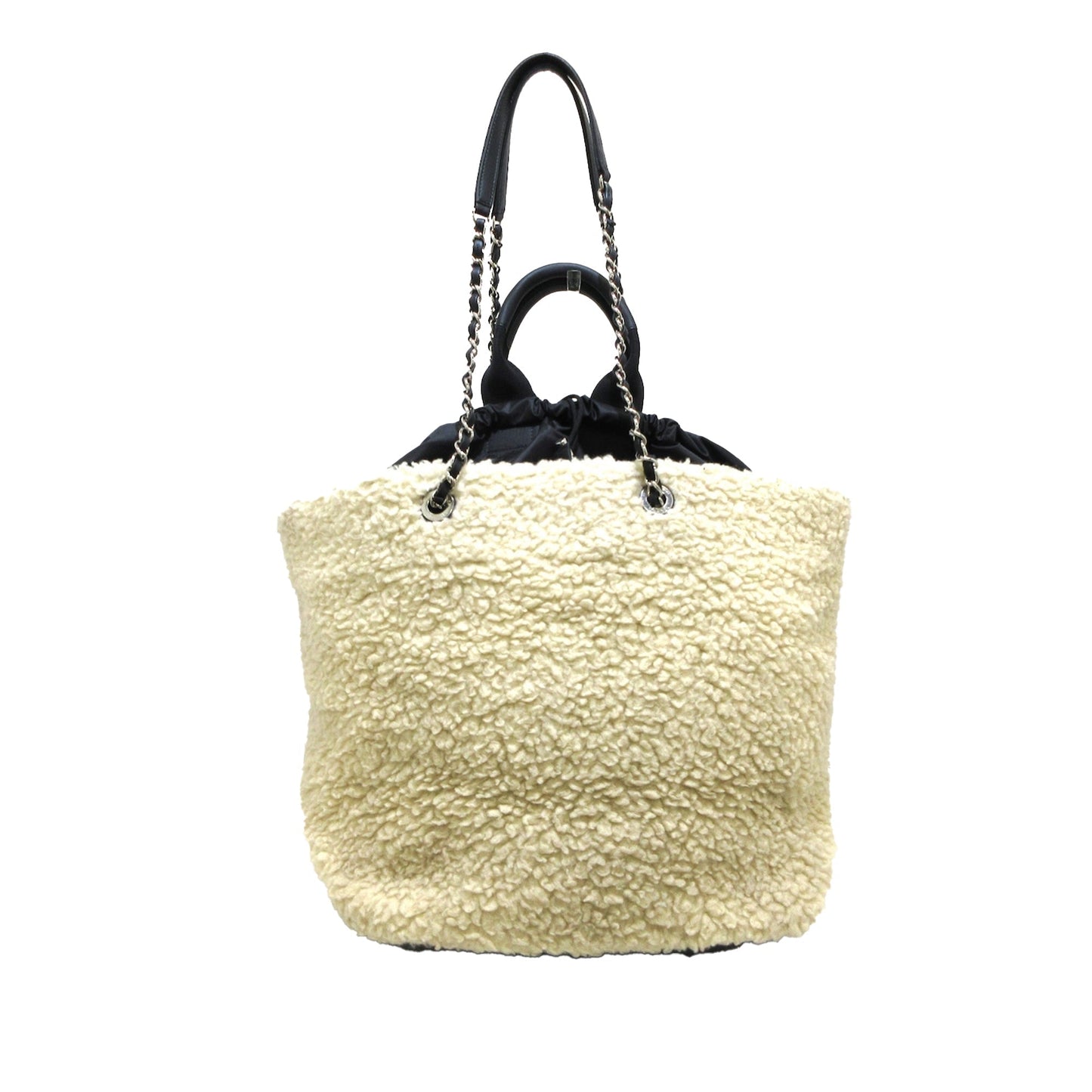 Luxury Chanel Large Coco Neige Shopping Tote Satchel