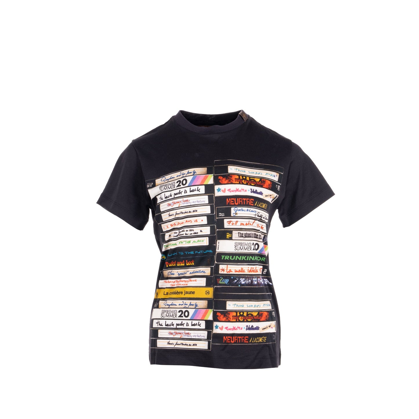 Louis Vuitton size XS printed T-shirt Cotton Black / Multicoloure