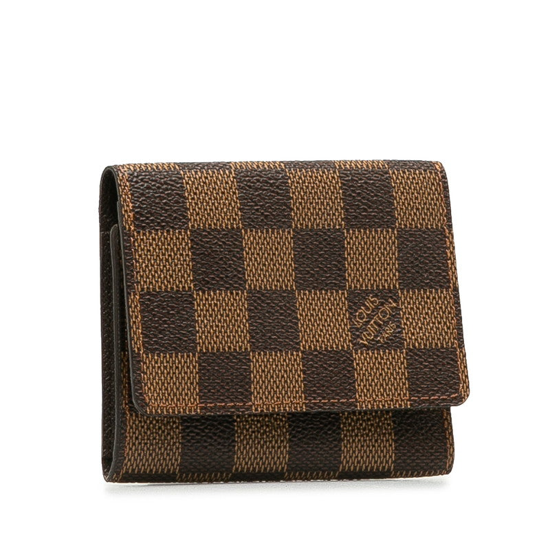 Louis Vuitton Damier Cardcase N62920 Brown PVC Leather