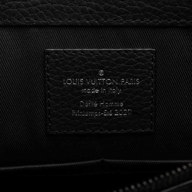 Louis Vuitton Monogram Implant Sakura Messenger Tote Bag 2WAY M55924 Black PVC Leather  Louis Vuitton
