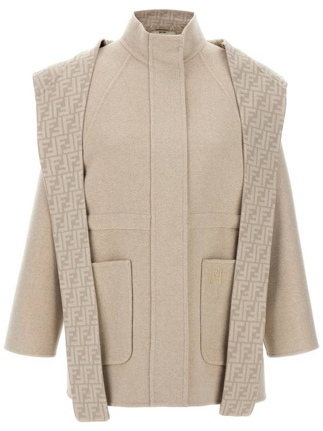 Luxury Fendi Luxury Fendi Ff Wool Parka