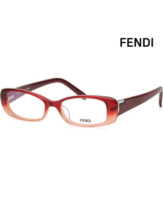 Luxury Fendi Eyewear Rectangular Glasses Brown