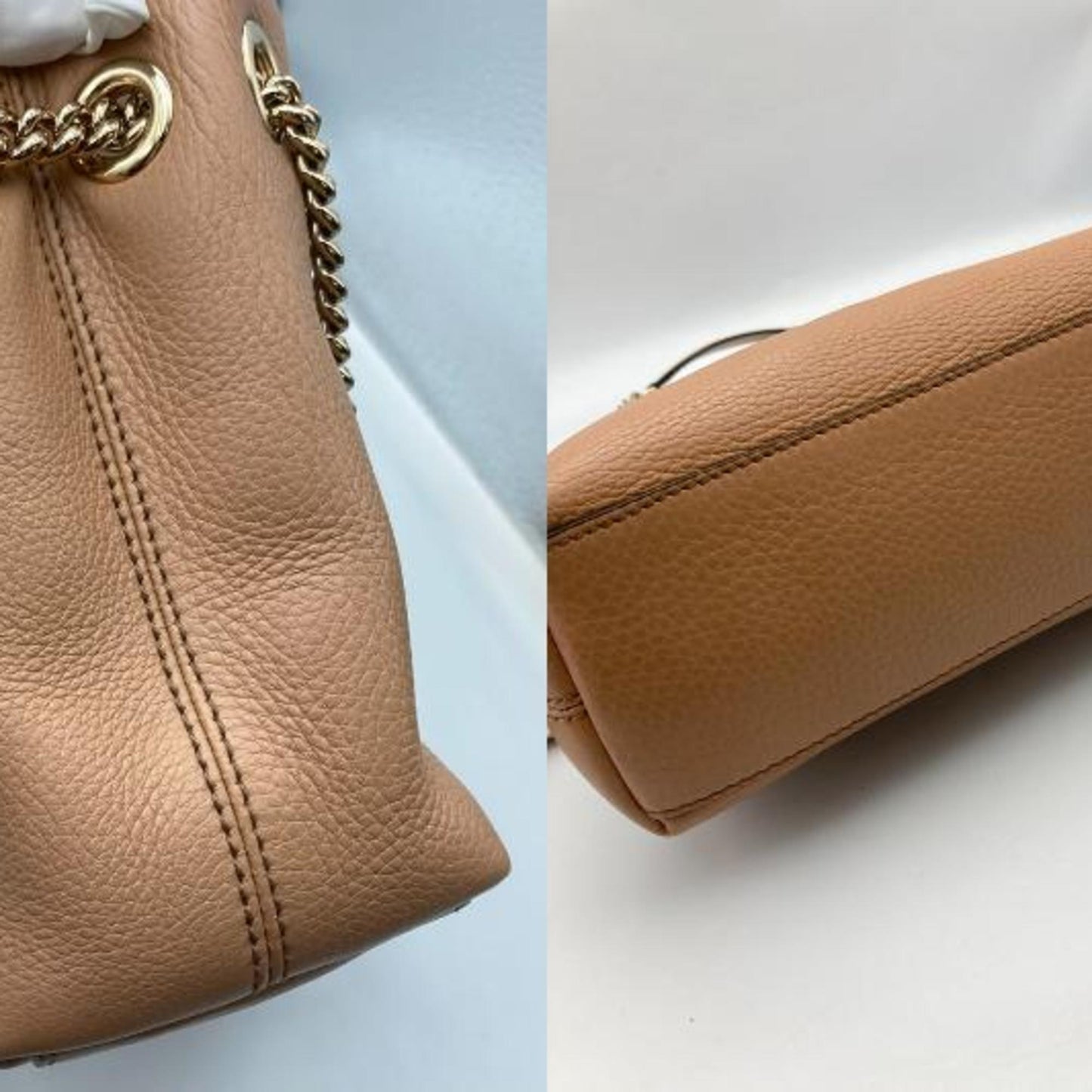 Luxury Gucci Trending 2025 Soho  Leather Shopper Bag ()
