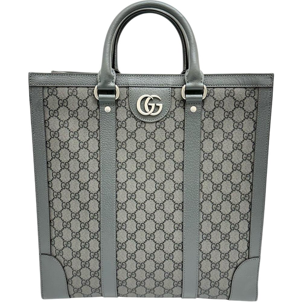 Gucci Ophidia Medium 2WAY Tote Bag Leather/GG Supreme