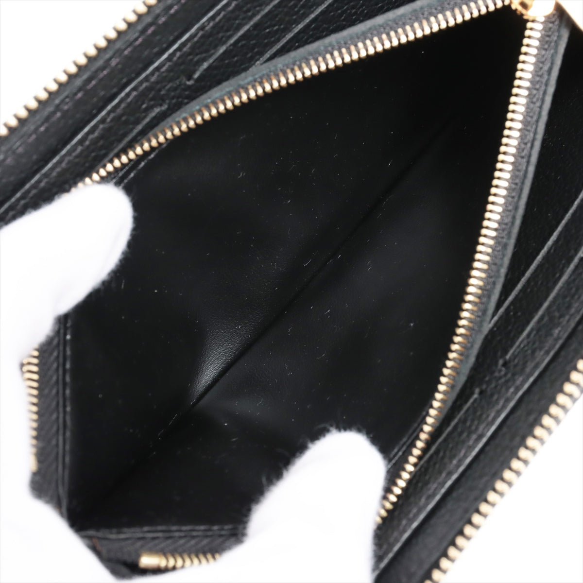Louis Vuitton Amplant Portfolio Clemens M60171 Noir Round  Wallet