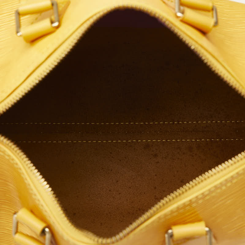Louis Vuitton Epi Speedy 25 Handbag M43019 Tasili Yellow Leather  Louis Vuitton