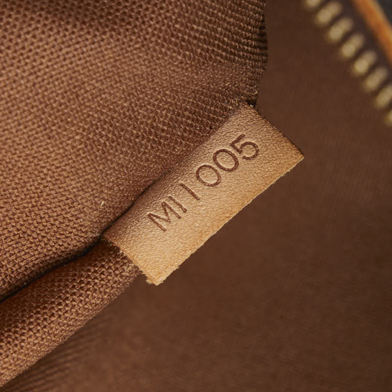 Louis Vuitton Monogram Poschet Bosphorus Slipper Shoulder Bag M40044 Brown PVC Leather  Louis Vuitton