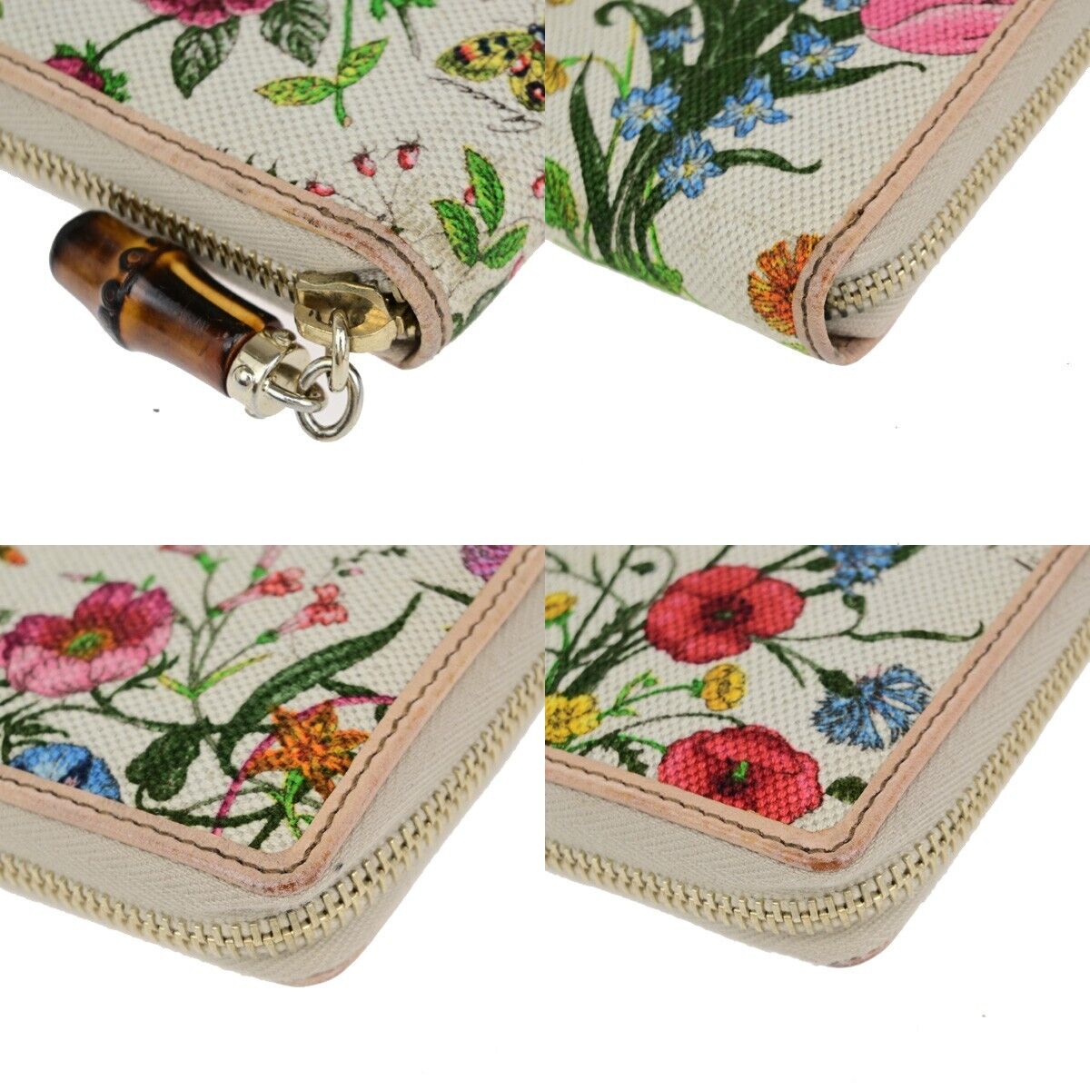 Gucci Floral  Canvas Wallet  ()