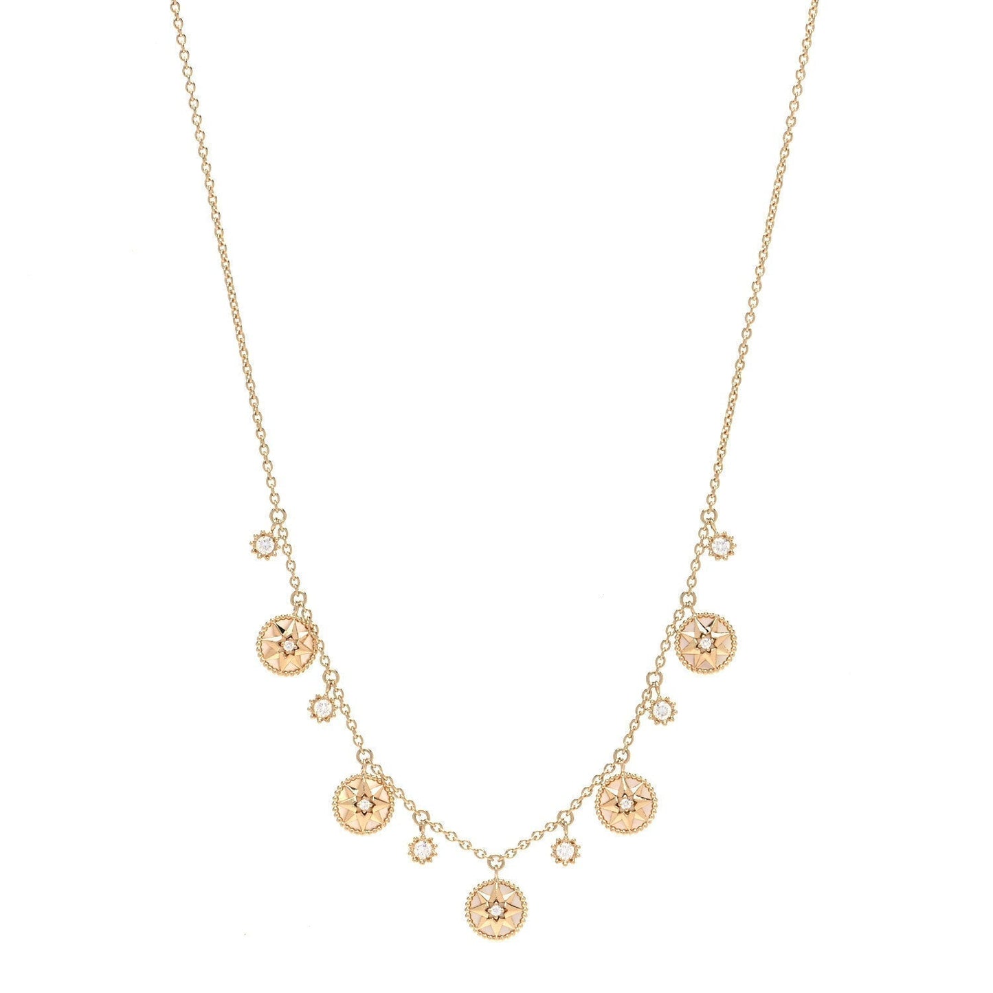 Luxury DiorROSE VENTS 5 MOTIF NECKLACE