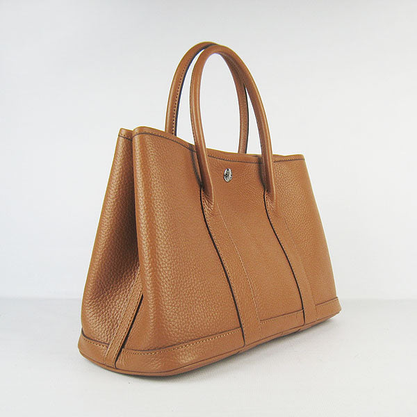 Luxury Hermes Garden Party Handbag H2805 Light Coffee