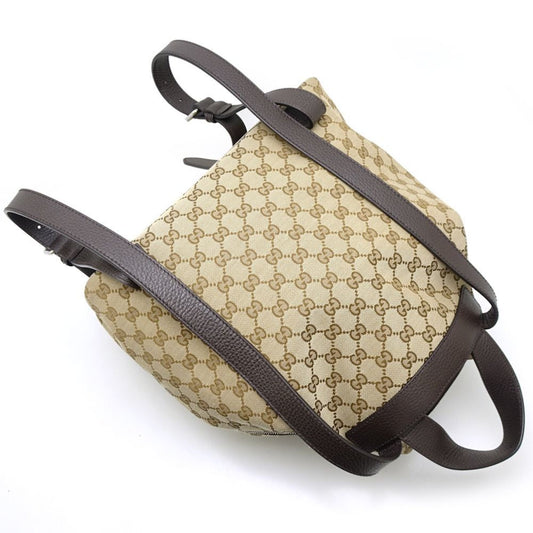 Gucci Gg Canvas  Canvas Backpack Bag ()