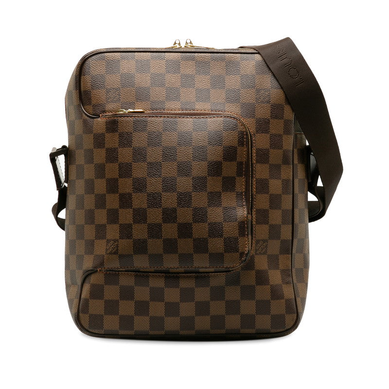 Louis Vuitton Damier Olaf MM N41441 Brown PVC Leather  Louis Vuitton