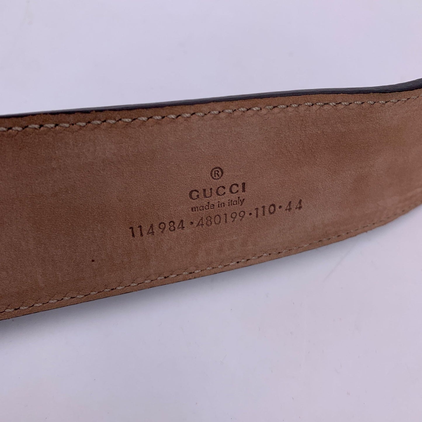Gucci Leather Belt GG Buckle