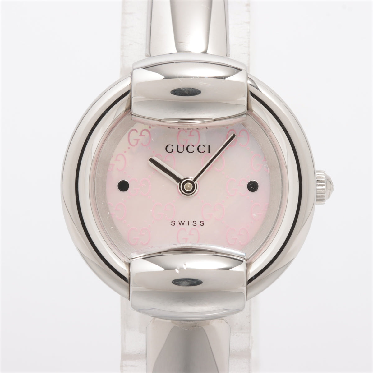 Luxury Gucci Trending 2025 Bungalow Watch 1400L SS QZ Pink S