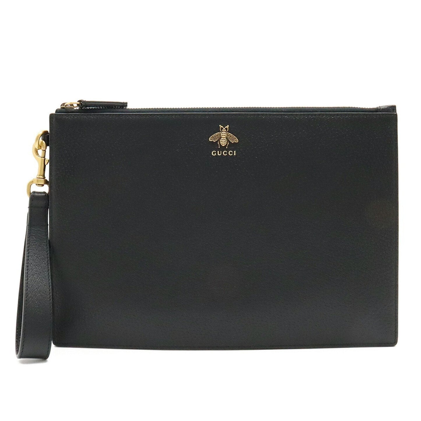 Luxury Gucci Trending 2025 Animalier  Leather Clutch Bag ()
