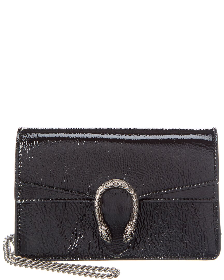 Luxury Gucci Trending 2025 Dionysus Patent Super Mini Bag