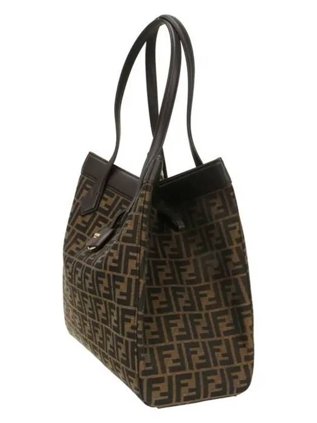 Luxury Fendi Transformable Tissu FF Jacquard Marron Tote Bag Brown