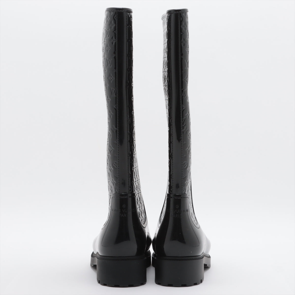 Louis Vuitton spr line rainbow boots 41 40 men black monogram mini right size difference  happy  shop